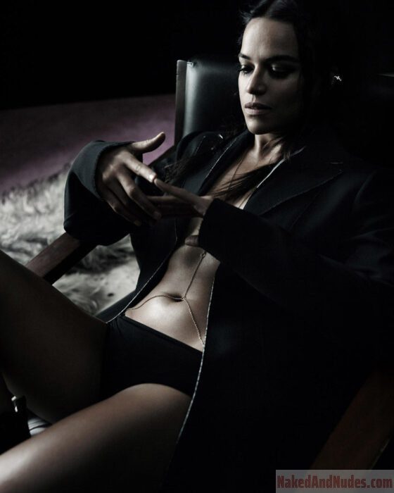 Michelle Rodriguez in a lingerie